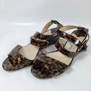 Jimmy Choo Sandals Strappy Open Toe Women Size 5 1/2